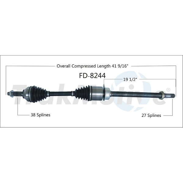 Surtrack Axle Cv Axle Shaft, Fd-8244 FD-8244 - main